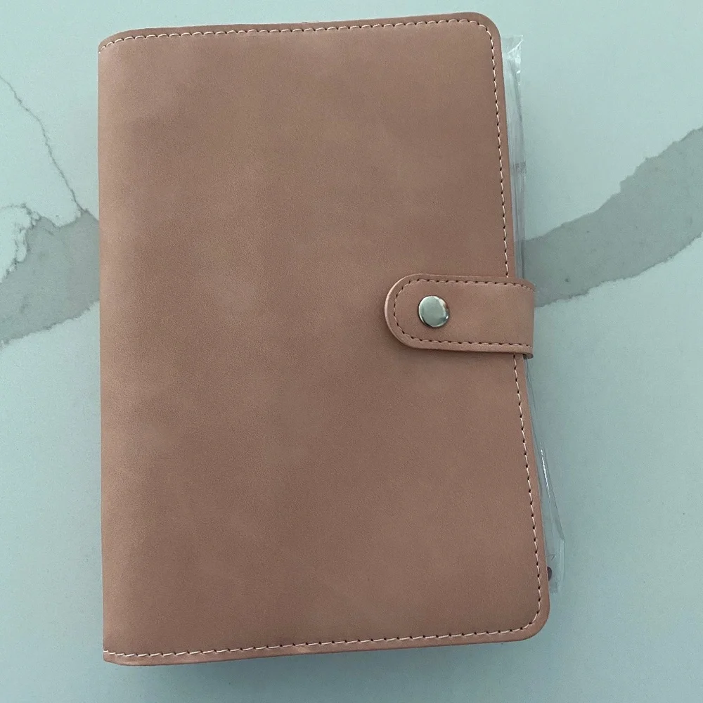 NWOT Agenda PLANNER Faux Leather DUSTY ROSE